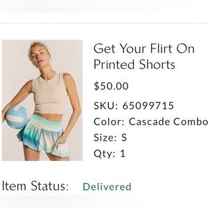 Get Your Flirt On Free People Movement Cascade Combo Athletic Shorts